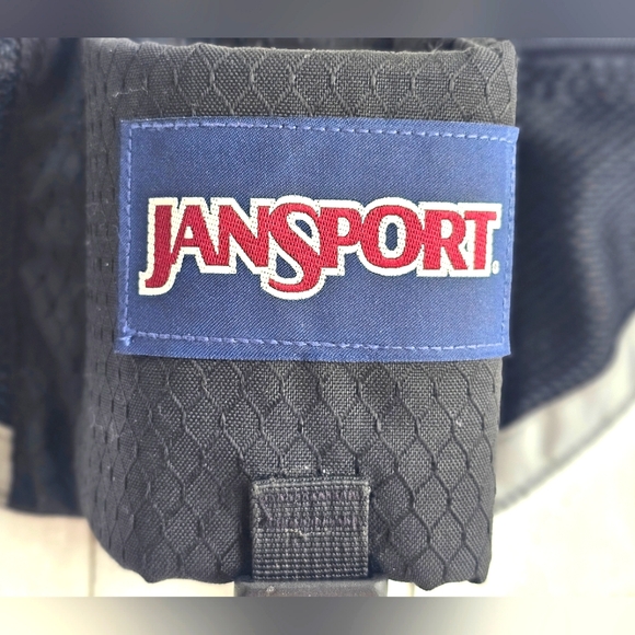Vintage 90's Jansport Hiking Fanny Pack Water Bottle Holder Mesh Pockets - Picture 5 of 9